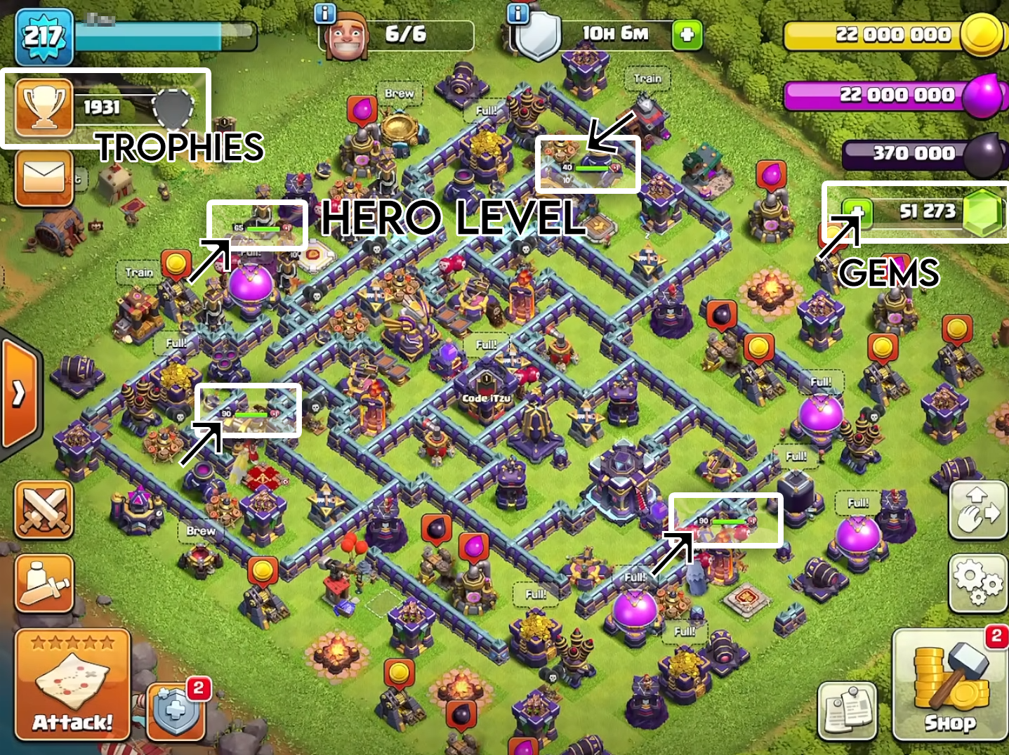 clash of clans accounts