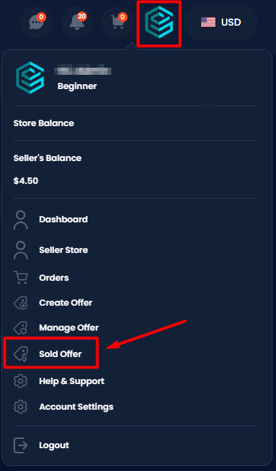 Sold Offer