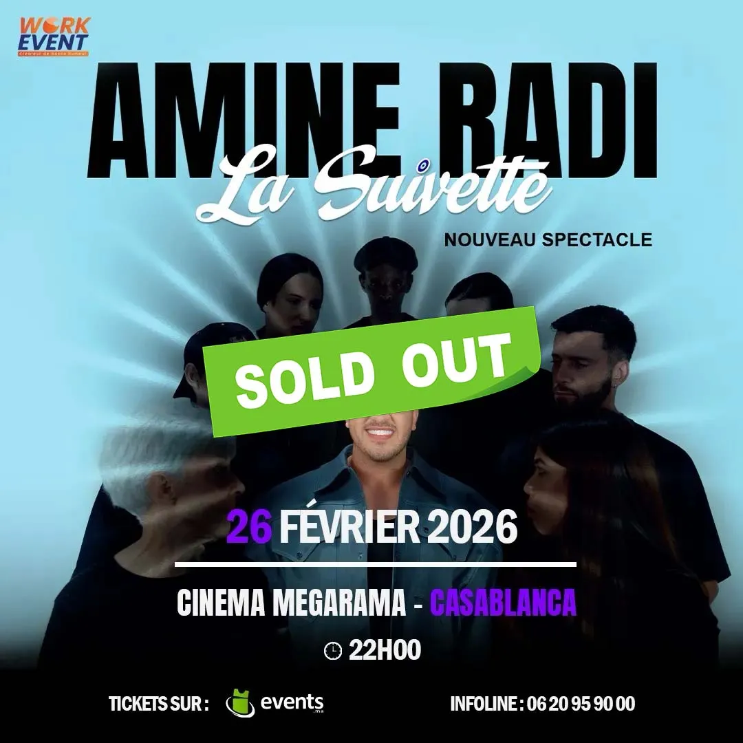 Amine Radi dans La suivette à Casablanca (Nouveau spectacle)