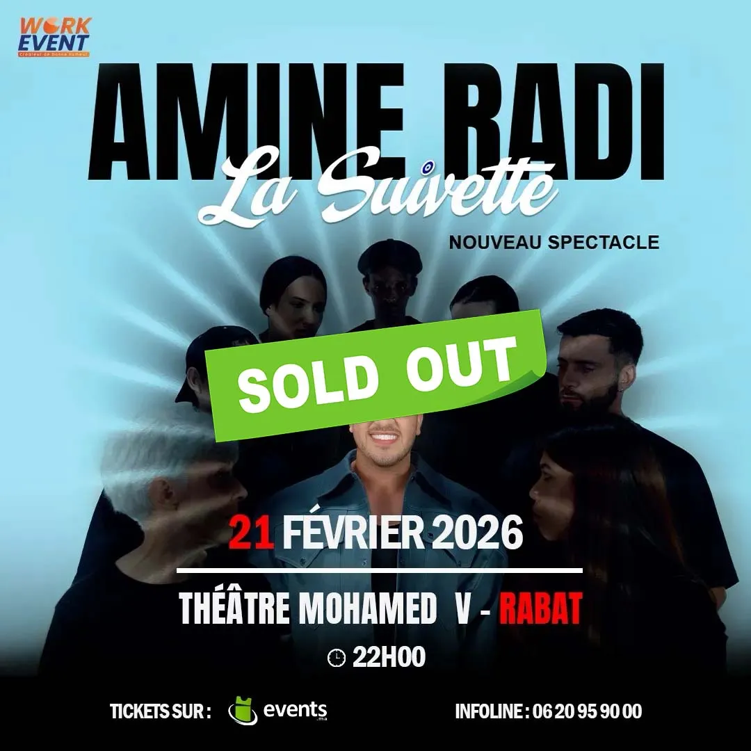 Amine Radi dans La suivette à Rabat (Nouveau spectacle)