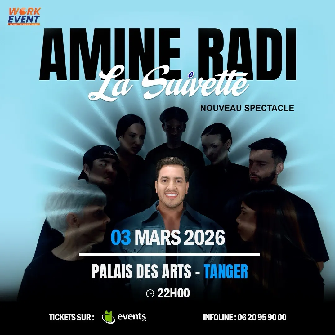 Amine Radi dans La suivette à Tanger (Nouveau spectacle)