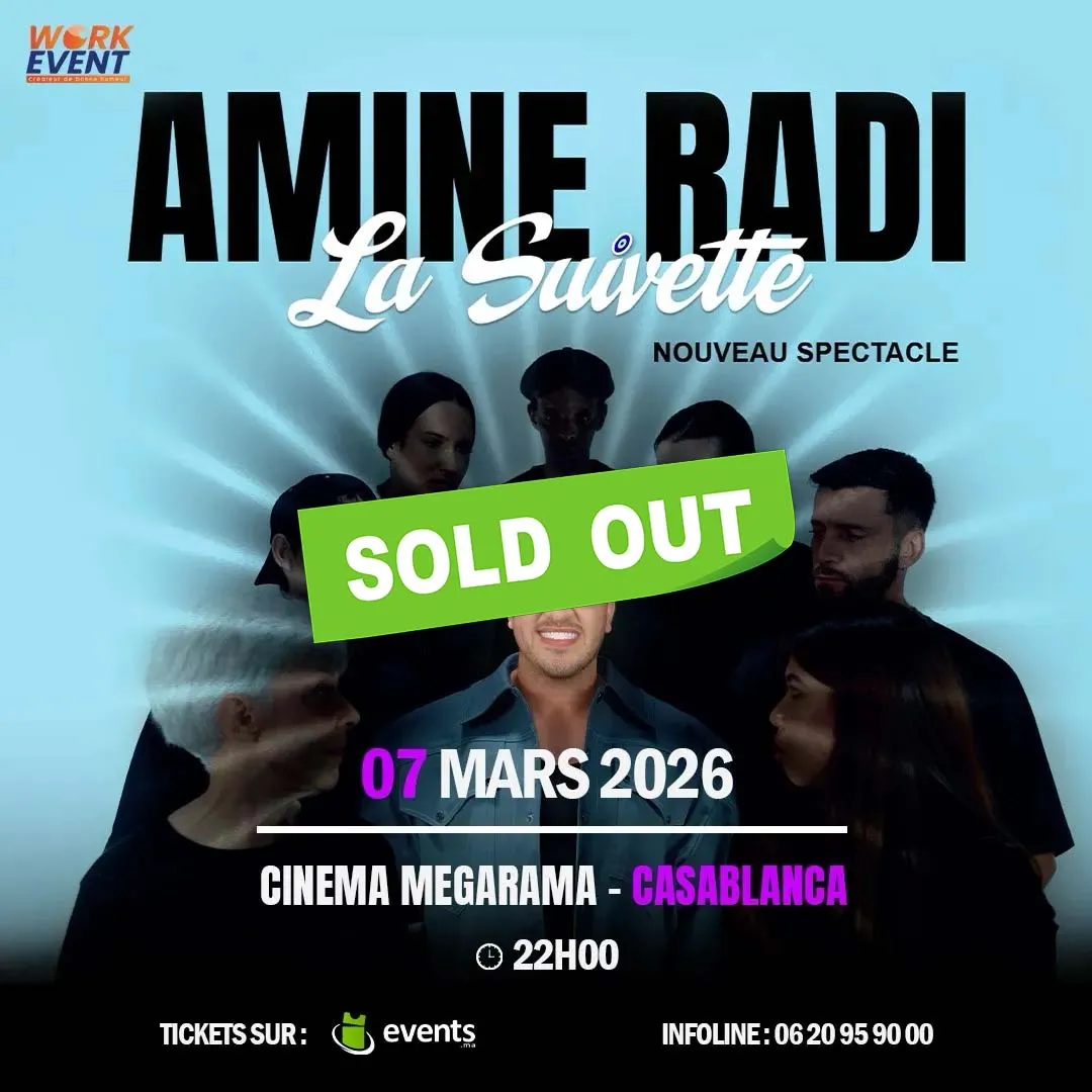 Amine Radi dans La suivette à Casablanca (Nouveau spectacle)