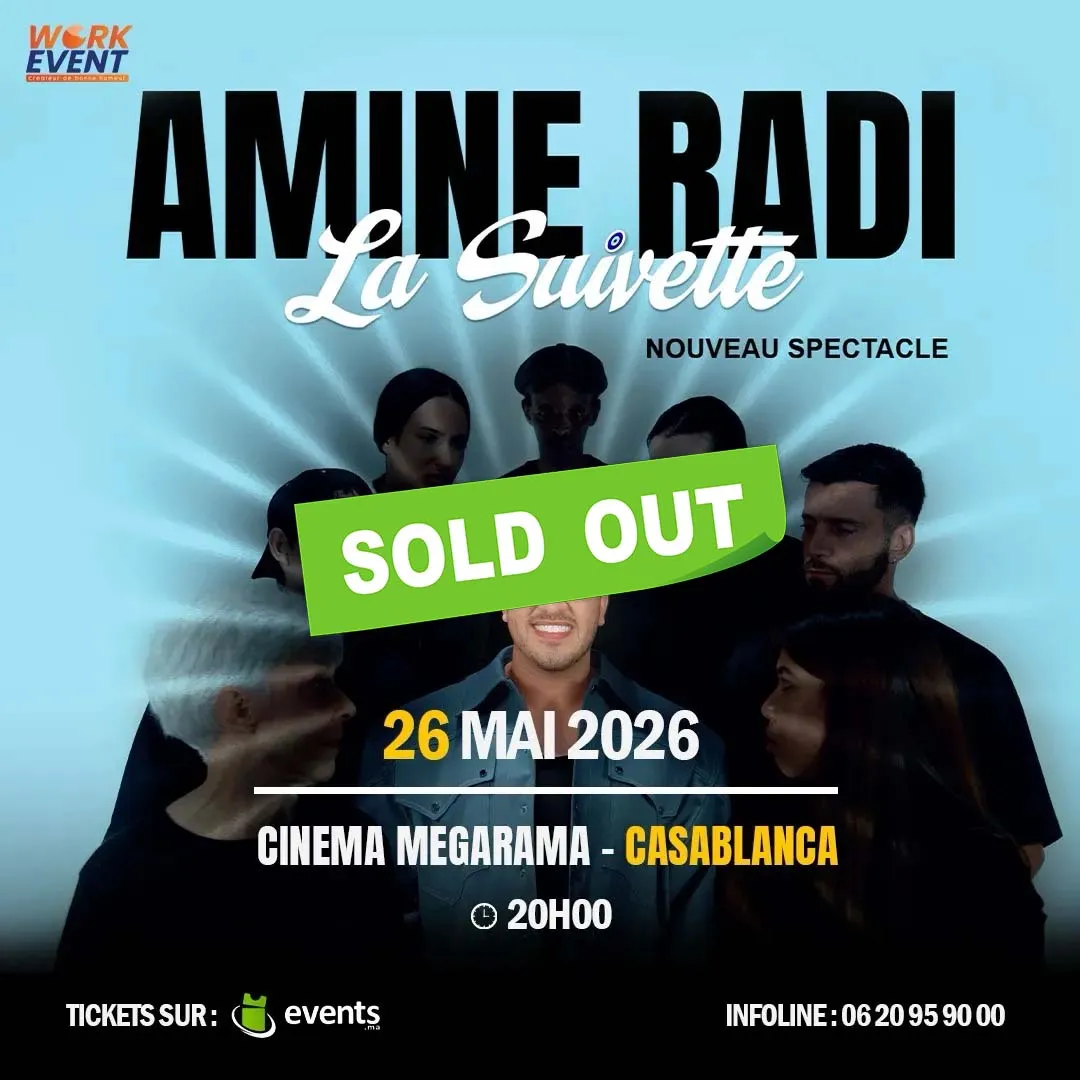 Amine Radi dans La suivette à Casablanca (Nouveau spectacle)