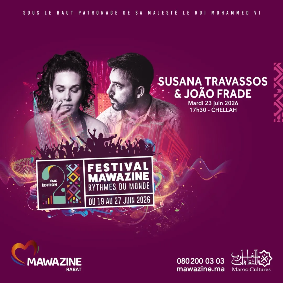 SUSANA TRAVASSOS & JOÃO FRADE - Mawazine Rythmes du Monde