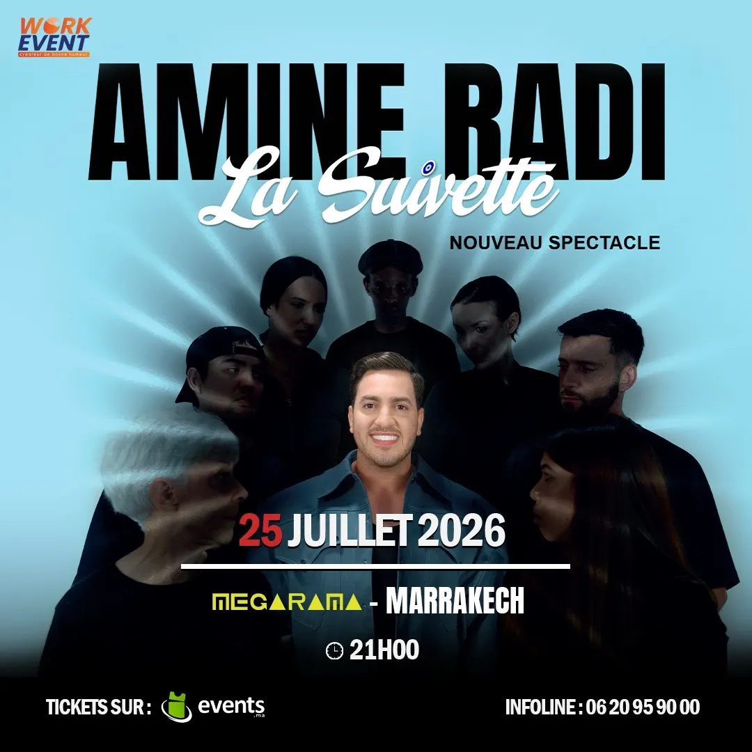 Amine Radi dans La suivette à Marrakech (Nouveau spectacle)