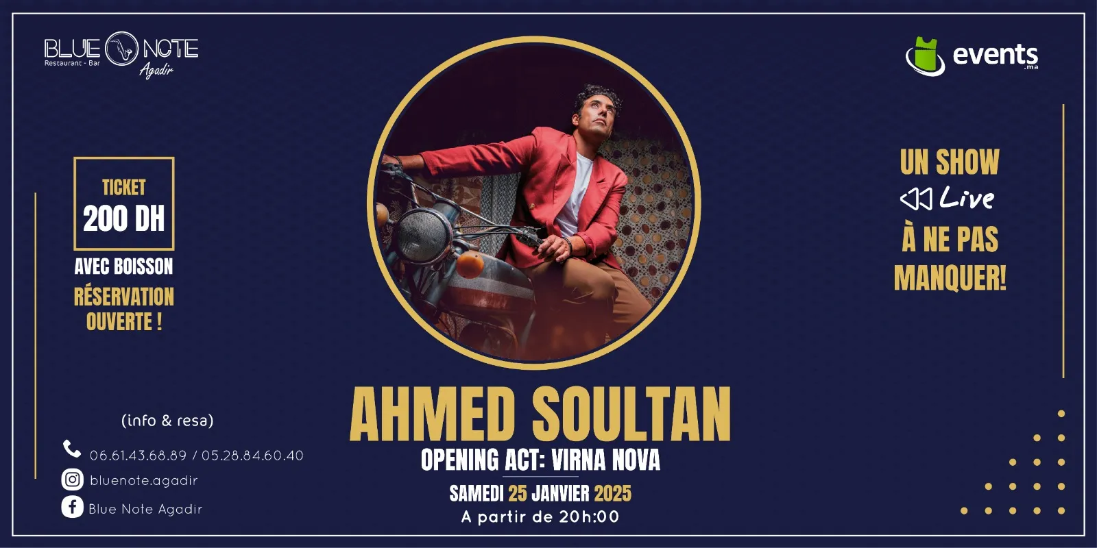 Ahmed Soultan en concert exclusif