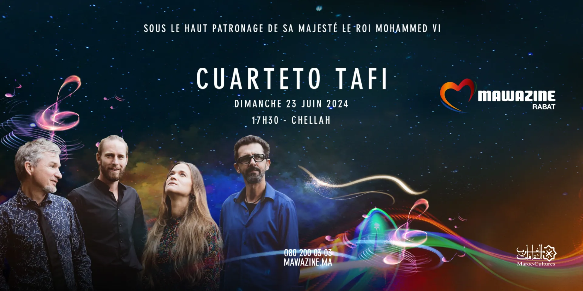 CUARTETO TAFI - Mawazine Rythmes du Monde