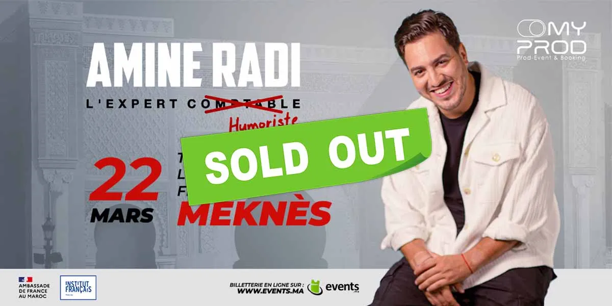 Amine Radi – l’Expert Humoriste - Meknes