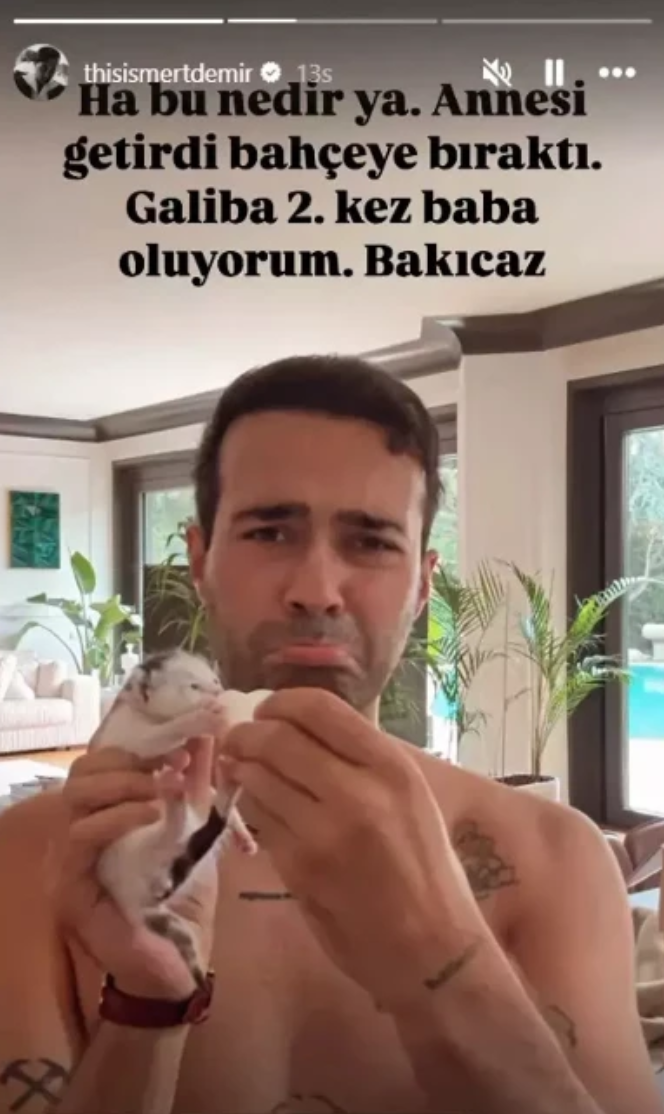 mert demir ikinci kez baba oluyorum