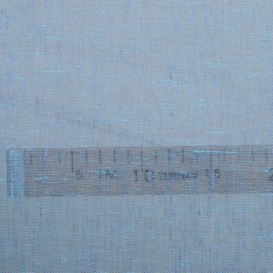 linstoff av himmel blå farge, gjennomsiktig.