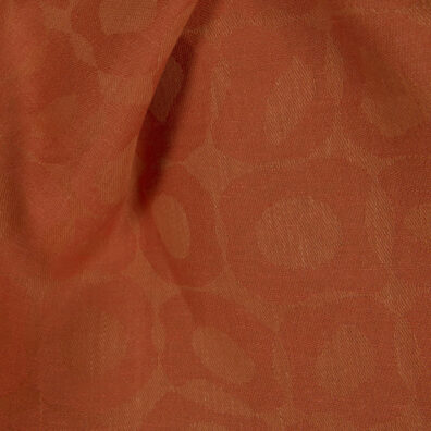 oransje linstoff med bobler.