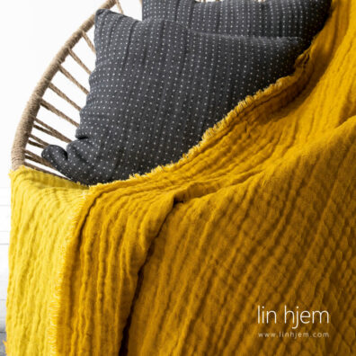 Gult tosidig linpledd.