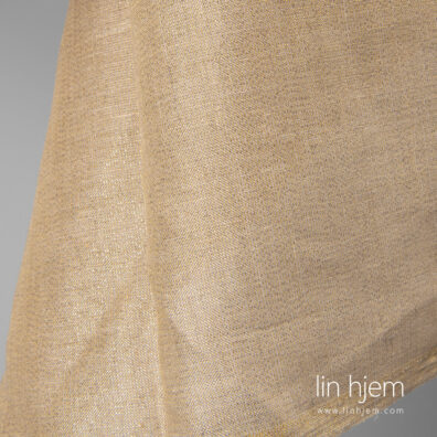 blankt linstoff i naturell grå farge.