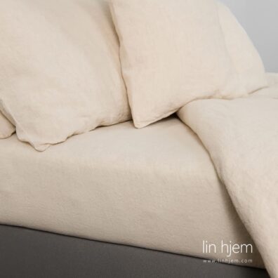 Brunt laken / stretchlaken, BEILA kolleksjon.