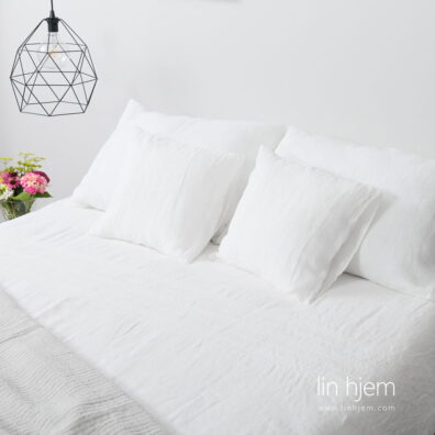 Lin sengesett, flomingo.