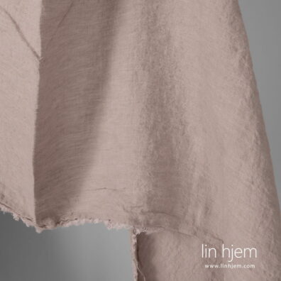 Brunt linstoff, vasket bredt.