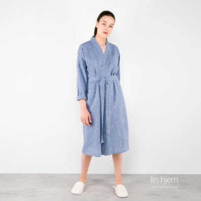 Morgenkåpe dame i blå, mary.