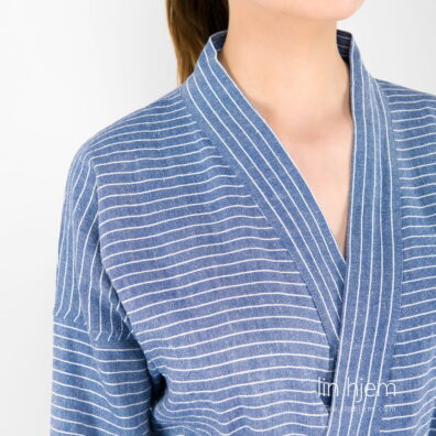 Dame morgenkåpe, blå.