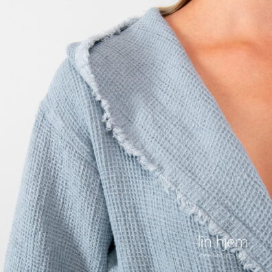 Morgenkåpe dame i blå farge, mary.