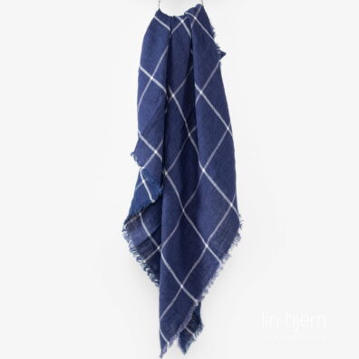 Blått linskjerf, rutete.