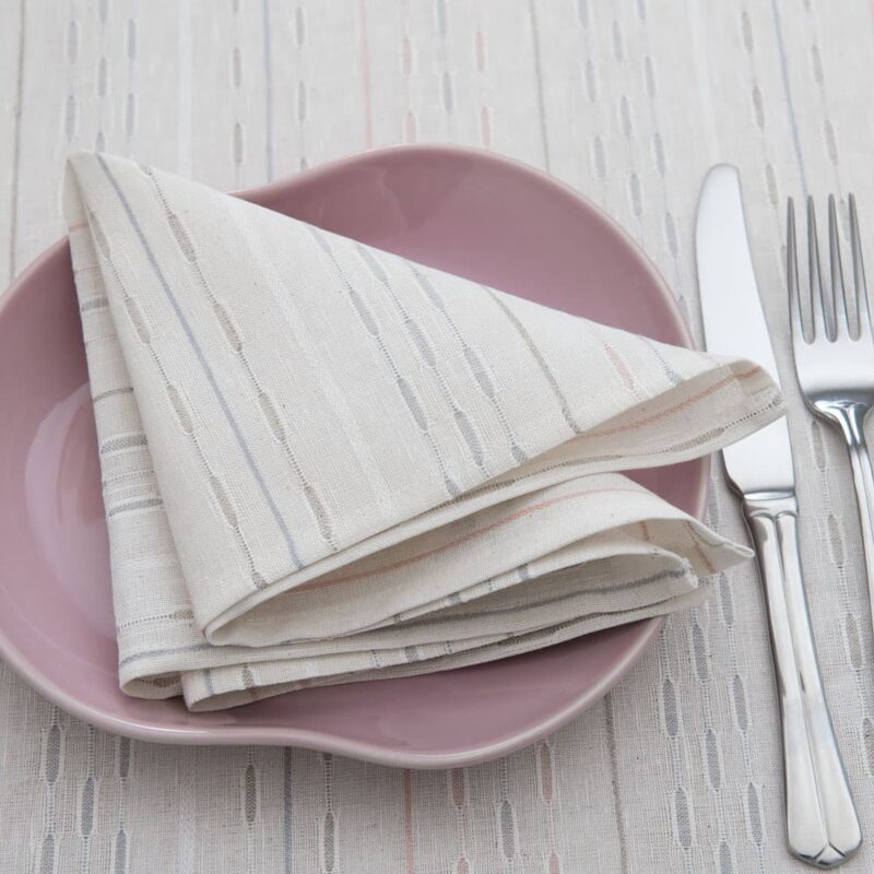 Hvit serviett, riga.