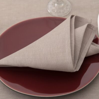 Gråaktig serviett, koma.