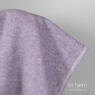 100% melange linstoff i lilla.
