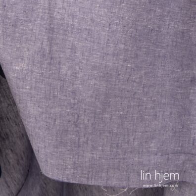Lilla farget 100% linstoff, melange.