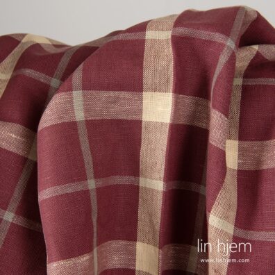 Rødt stoff av halvlin.