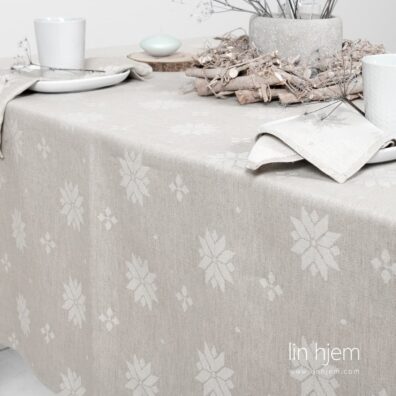 Lysegrå duk, mysti.