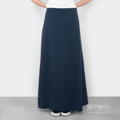 Blått skjørte av lin, eva.