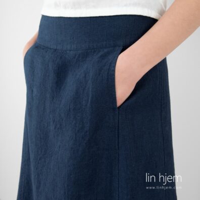 Blått linskjørte, eva.