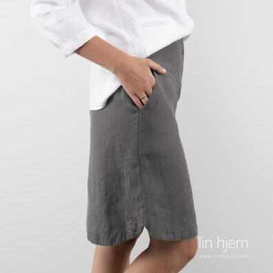 100% linskjørt, minis.