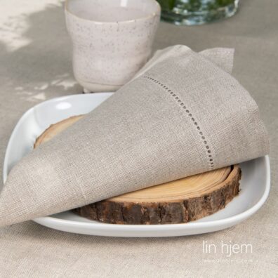 Aira linserviett, naturlig.