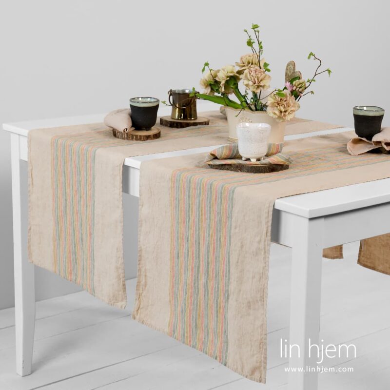 Meiza brunaktig bordl&oslash;per.