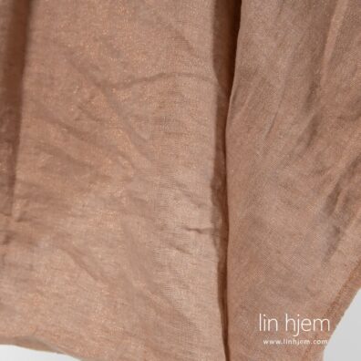 Vasket 100% linstoff, blankt.