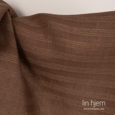 100% linstoff i striper, brunt.