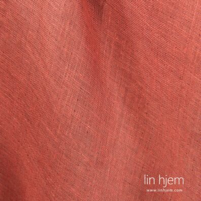 Rødt linstoff, tosidig.