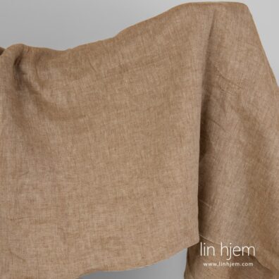 Bredt brunt linstoff.