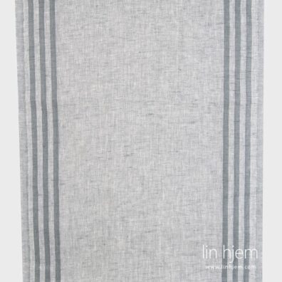 Grå farget linstoff.