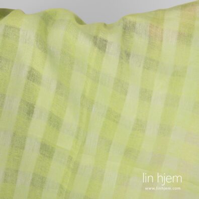 Rutete gjennomsiktig linstoff.