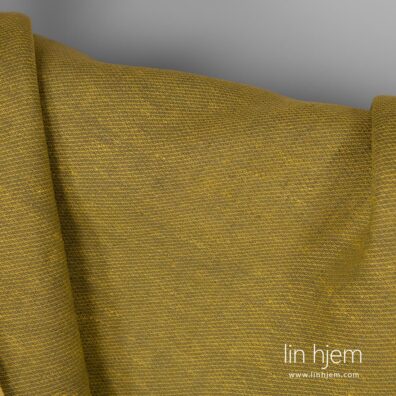 Gul/grønn farget linstoff.