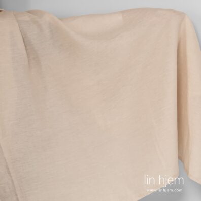 Sand farget linstoff.