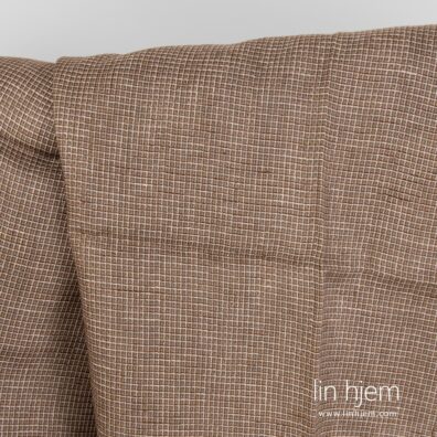 Brunt vaffel linstoff.