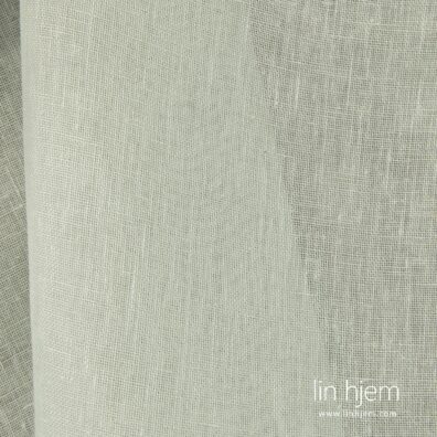 100% linstoff av grønnaktig farge.