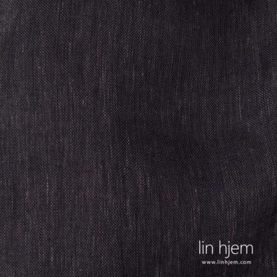 Gjennomsiktig 100% linstoff i mørk lilla.