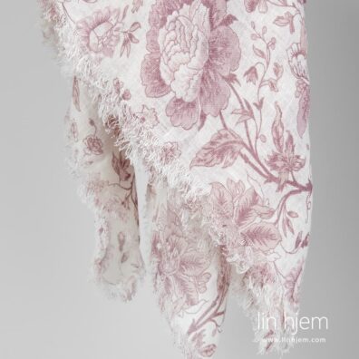 Gardenia 100% lin skjerf.