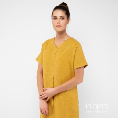 Tokyo 100% lin kjole.