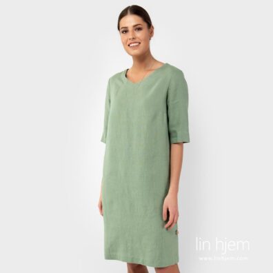 Malvina grønn kjole.