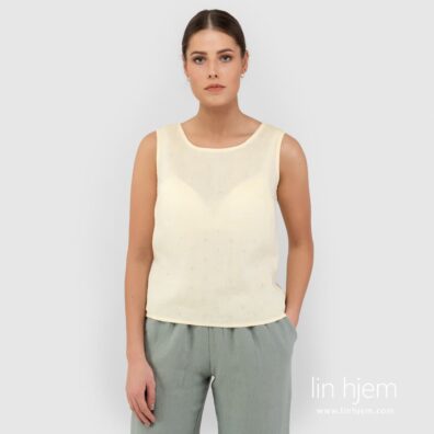 TATU gulaktig bluse.